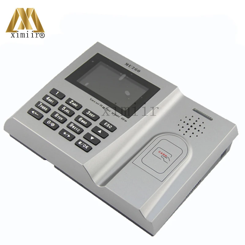 ZK MU260 125 кГц RFID карта биометрическая посещаемость времени с WIFI смарт картой