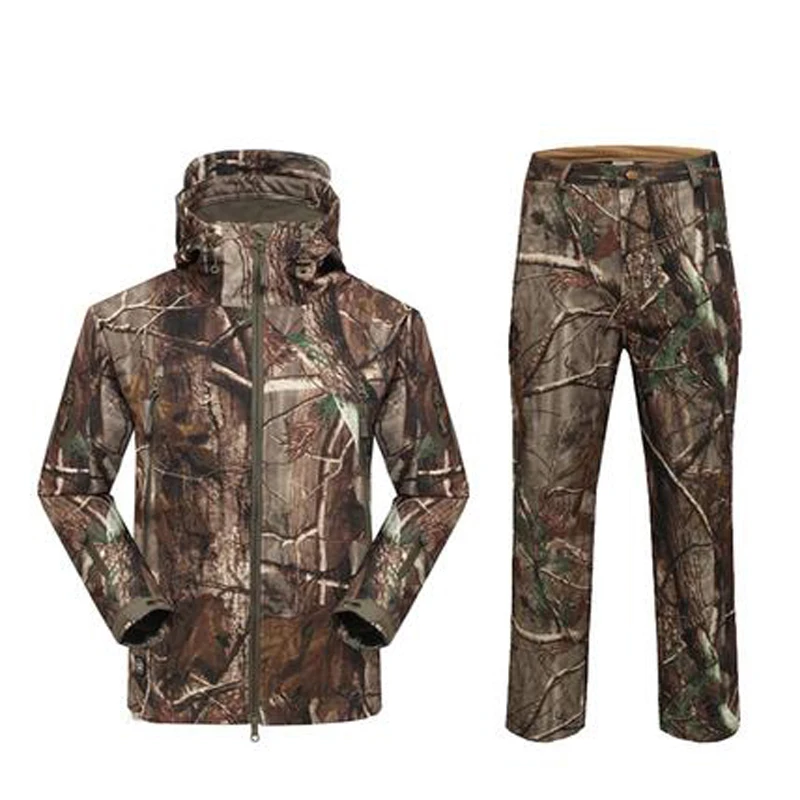 Тактический Костюм TAD Sharkskin с мягкой оболочкой уличная Мужская охотничья куртка