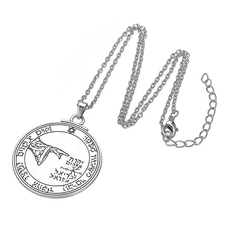 Ожерелье с кулоном в виде амулета пятиконечной звездой Луны аксессуары для