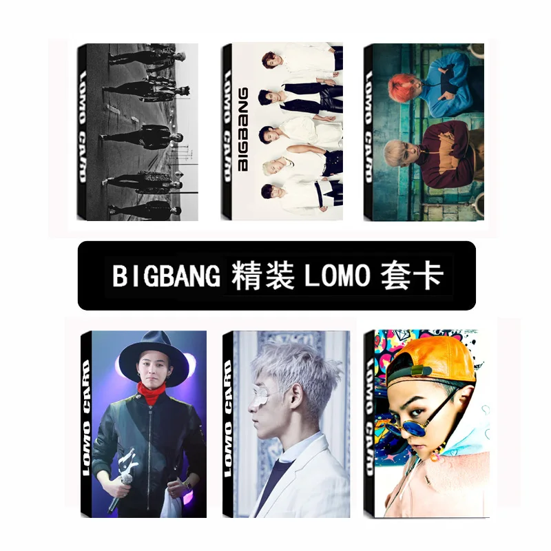 BIGBANG KPOP Fan VIP 2017 сделанный живым живой концертный альбом GD & TOP LOMO самодельные карты