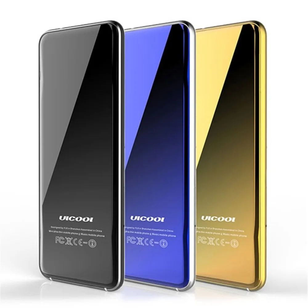 ULCOOL V6 Роскошный телефон супер мини ультратонкий телефон для карт с MP3 Bluetooth пульт дистанционного управления 2,0 дюймов мобильный телефон с двумя sim-картами
