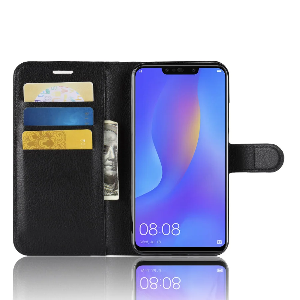HUDOSSEN для huawei Nova 3i INE LX2 Роскошный телефон Защитный чехол Nova3i флип задняя крышка Wallet