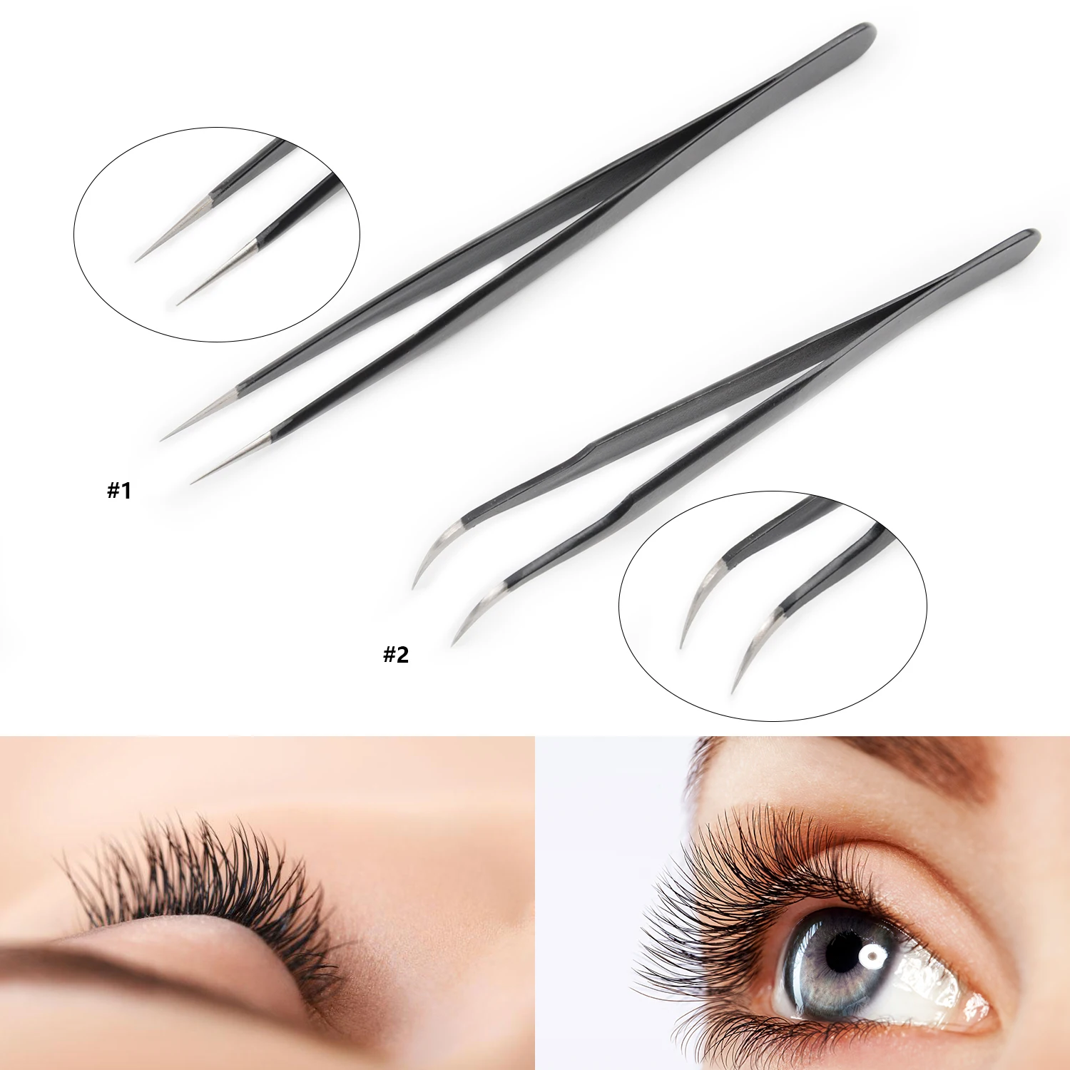 Нержавеющая сталь tweezers ушные ресницы прививка специальный тонкий острый маленький зажим Косметические Инструменты Профессиональный пинцет для бровей Многофункциональный