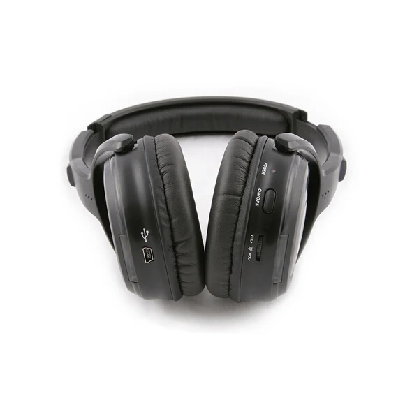 Тихая Дискотека полная система черные светодиодные беспроводные наушники