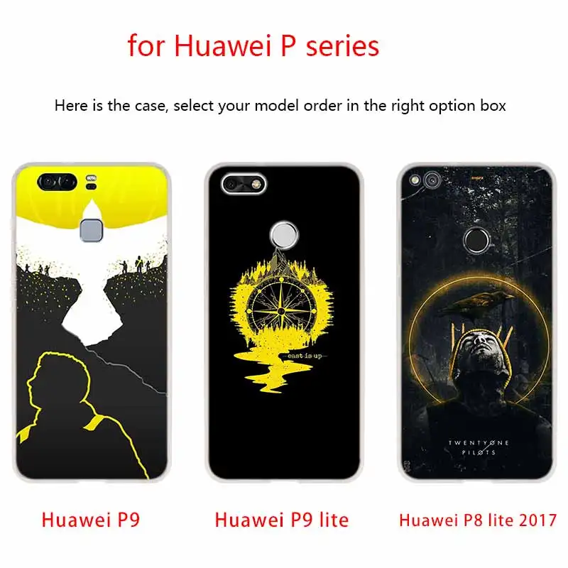 Мягкий чехол для Huawei P40 P30 P20 Pro P10 Lite e Plus P Samrt Z 2020 2019 Twenty One Pilots 21 Pilots|Бамперы| |