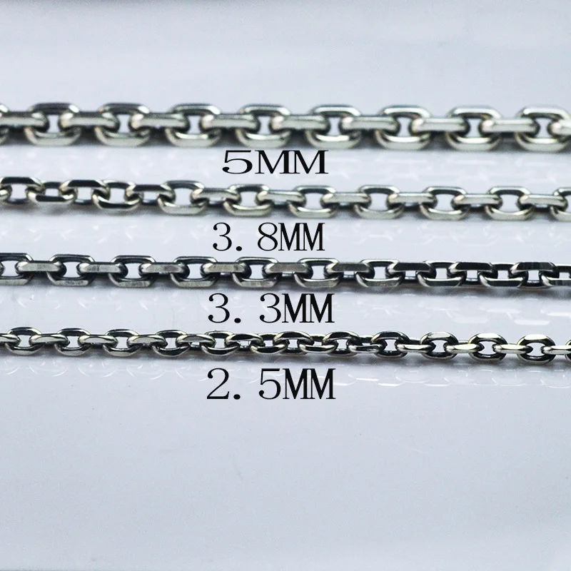 

925 silver male ms import Thai silver necklace personality style restoring ancient ways kong fashion silver chain joker