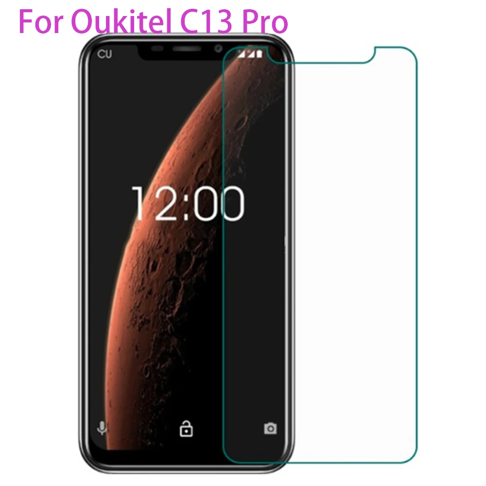 2 шт. закаленное стекло Naxtop 2.5D для Oukitel C16 C15 C13 C12 C11 Pro C8 прозрачное|Защитные стёкла и