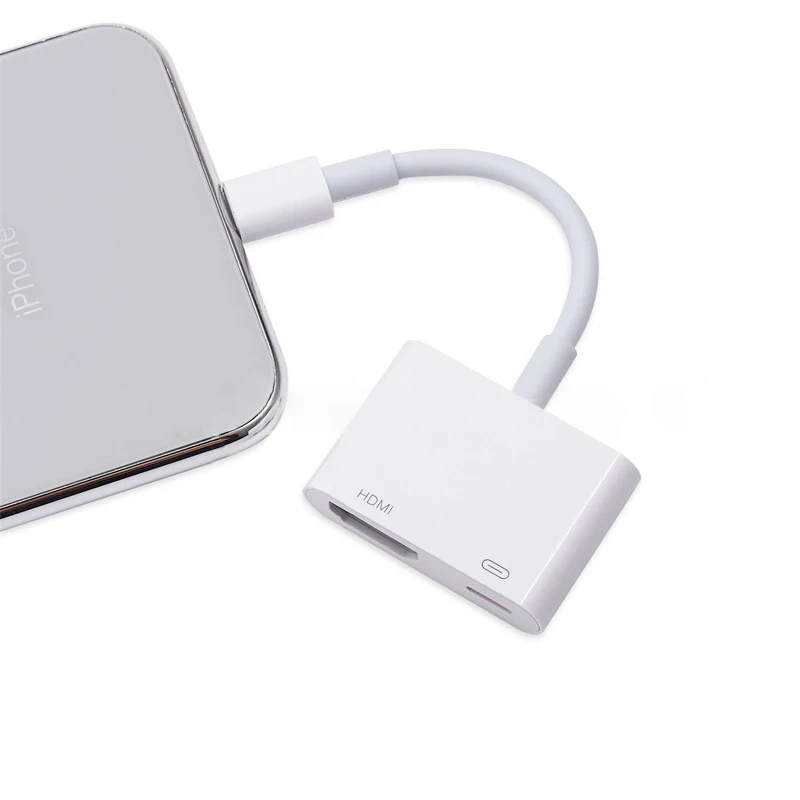 Для iPhone X/iPhone 8 IOS12 конвертер в HDMI HD кабель адаптер iphne ТВ с экраном дисплей