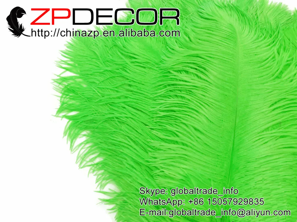 Zpdecoration перо 100 шт./лот 45 50 см (18 20 дюймов) ручной выбор лучшее качество извести