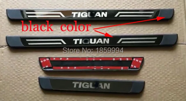 Для 2017 2021 VW Tiguan mk2 Автомобильная предохранительная пластина дверной порог
