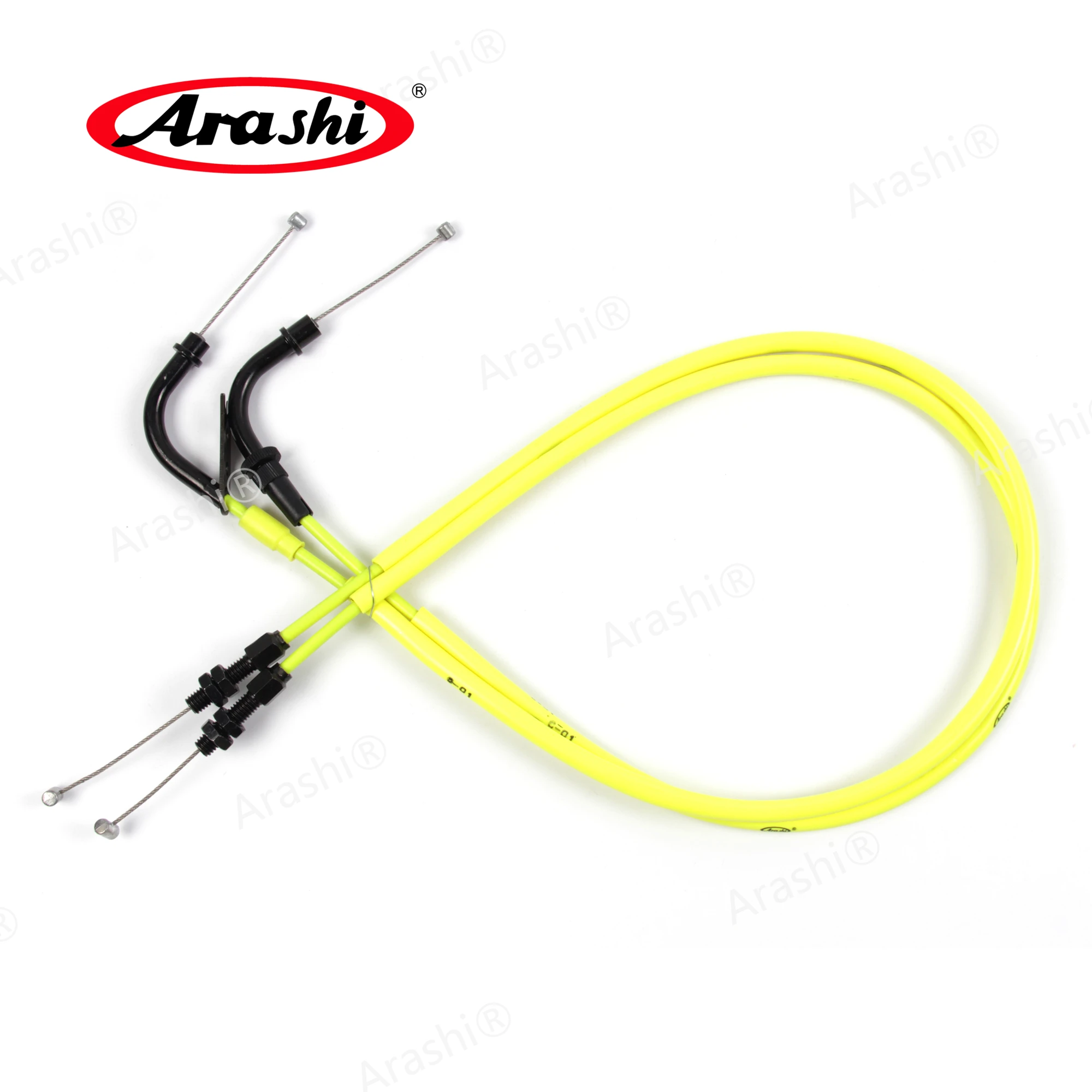 

Arashi GSX-R600 06-10 Throttle Cables Lines Accelerator Control Wires for SUZUKI 2006 2007 2008 2009 2010 GSXR 600 GSX600R