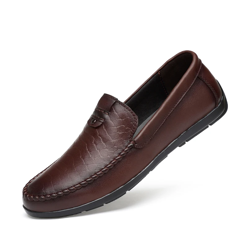 2017 mrhippies Spring Autumn Men Loafers Casual Shoes Genuine Leather Moccasins Driving Man Flats Plus size 36-47 #xj89182 | Обувь