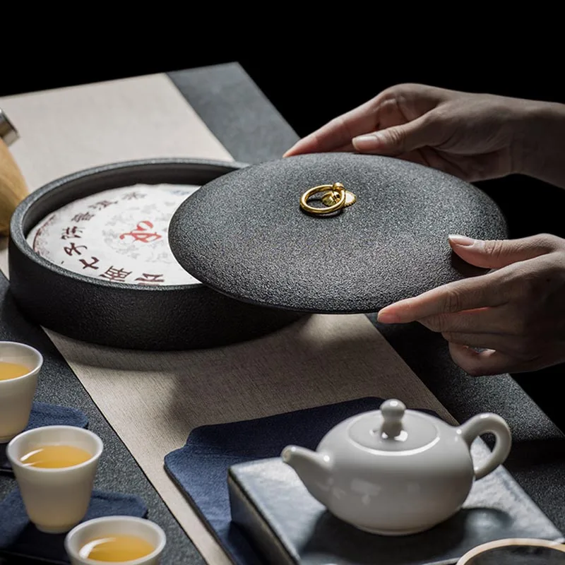 Черный из мультфильма Холодное сердце грубая ПУ-эр Чай Tieguanyin коробки для