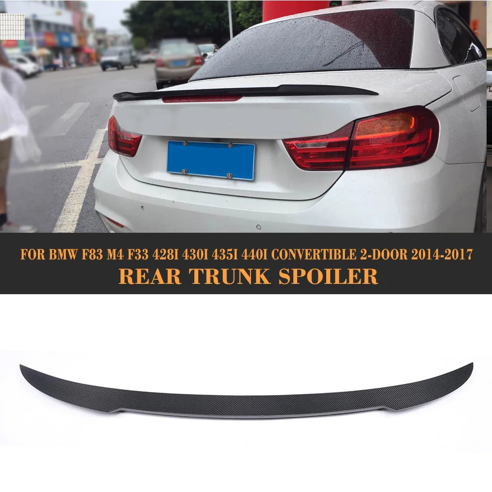 Задний спойлер для багажника из углеродного волокна 4 серии крыло BMW F83 F33