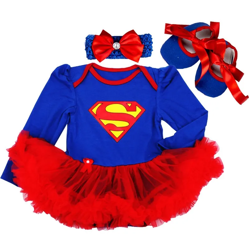 as photo Платья для новорожденных девочек infantil комплекты одежды Bebes костюмы на день рождения для девочек детские комплекты одежды на Хэллоуин детские летние комбинезоны - Цвет: as photo