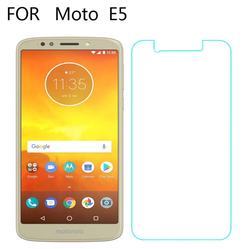For Moto E5 Для MOTOROLA MOTO E5 PLAY PLUS защита экрана из закаленного стекла 9H Защитная пленка для телефона E 5 E5 Play pelicula de vidro - Цвет: For Moto E5