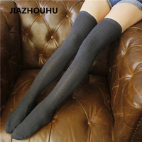 solid 8 colors 100 cotton woman white socks long high knee thick compression socks fashion spring girls casual female socks
