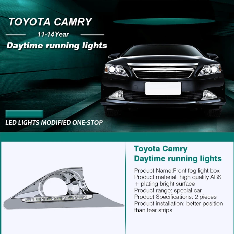 Hlxg 8 светодиоды DRL Автомобильные дневные ходовые огни водонепроницаемые