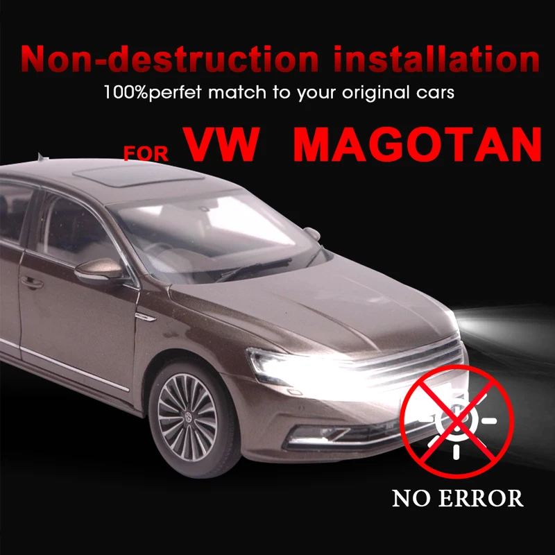 Фото Для Volkswagen/VW Magotan фар автомобиля H7 светодиодный Canbus 6000 K 12 V - купить