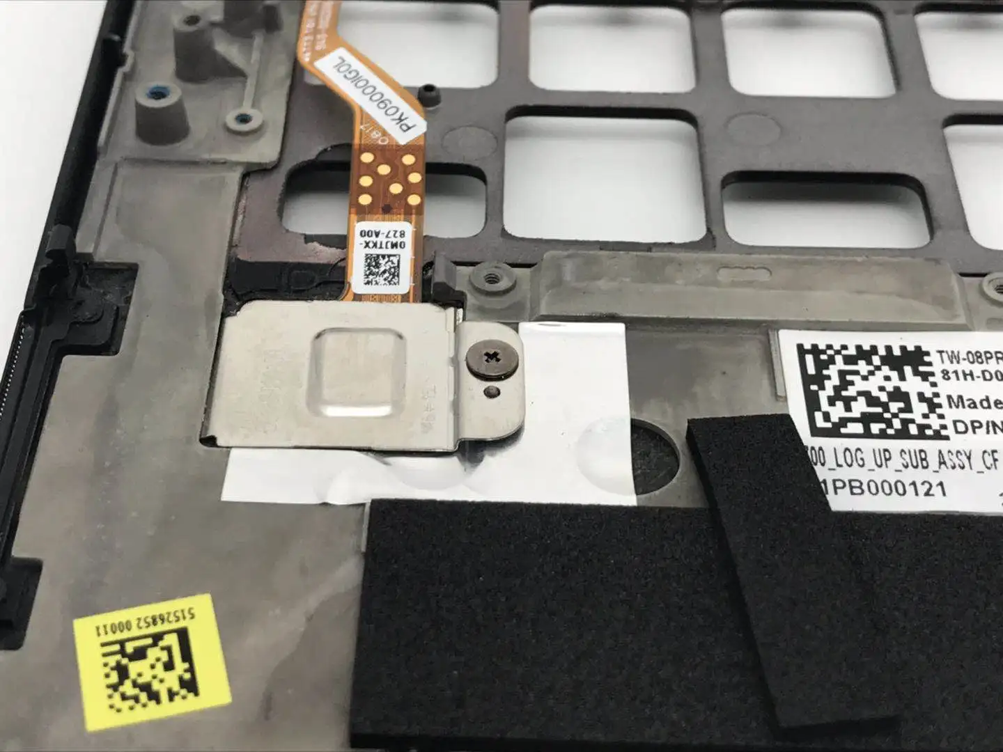 Для Dell XPS 13 9360 оригинальная верхняя крышка для 8PRWX 08PRWX с отпечатком пальца |