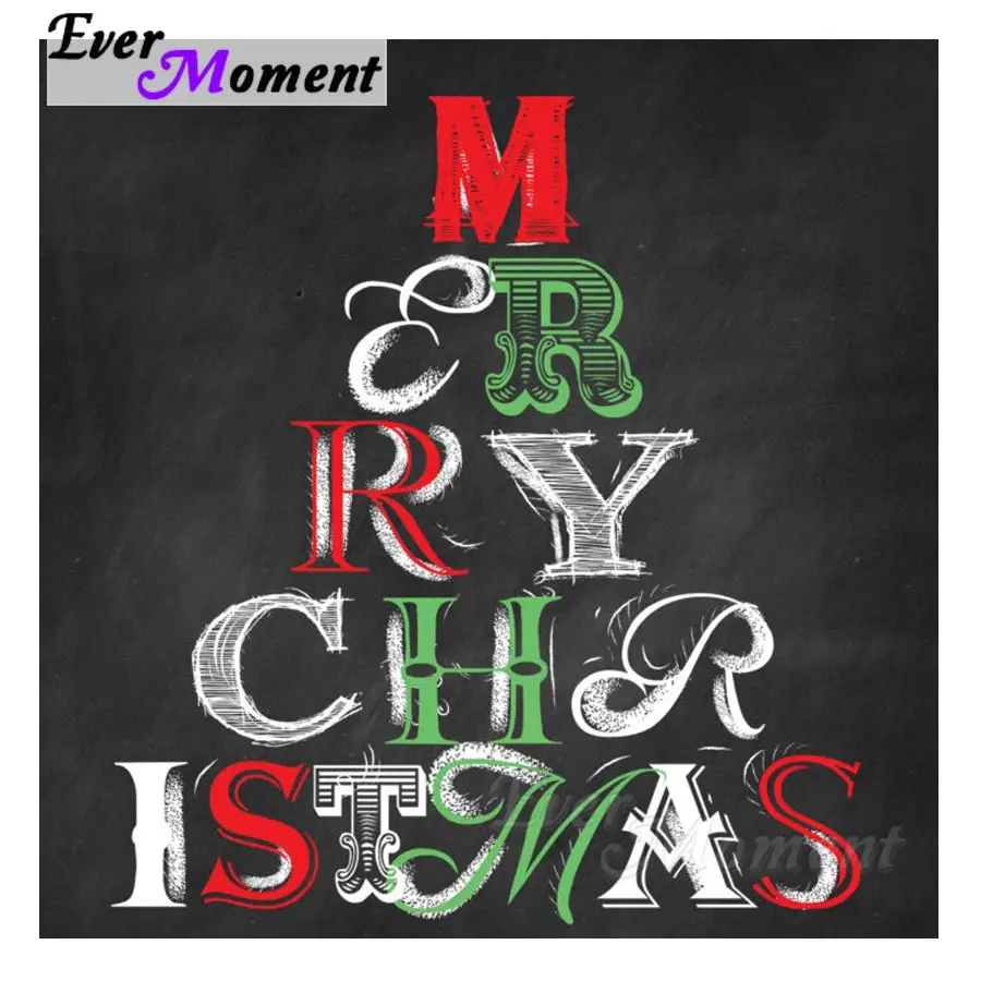 Когда-нибудь момент алмазов картина Merry Christmas 5D доска &quotсделай сам&quot полная