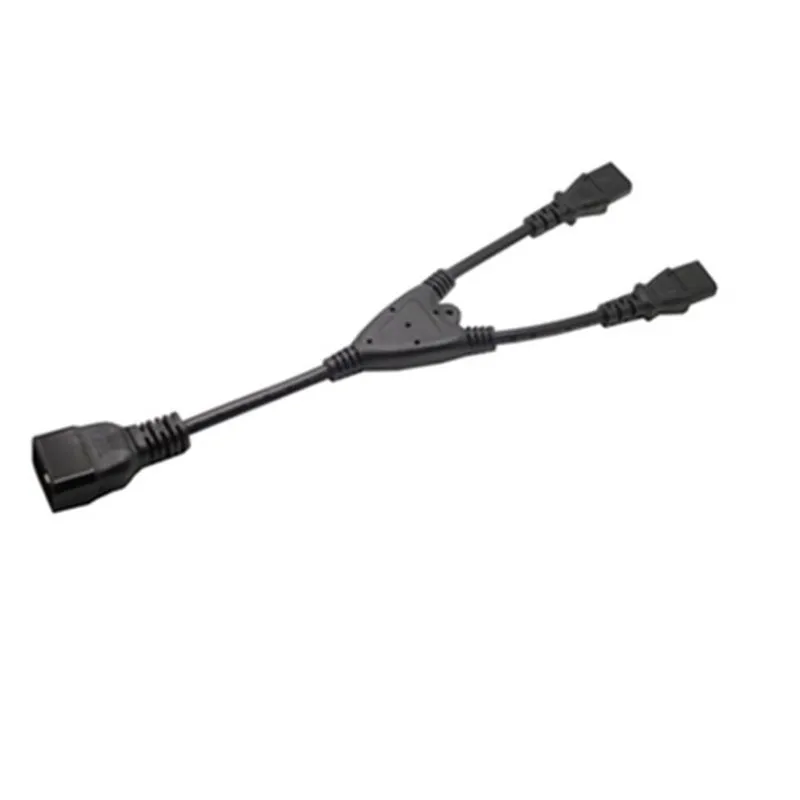 

LBSC IEC Male/Female C14 male to 2XC13 female splitter power cable 1ft