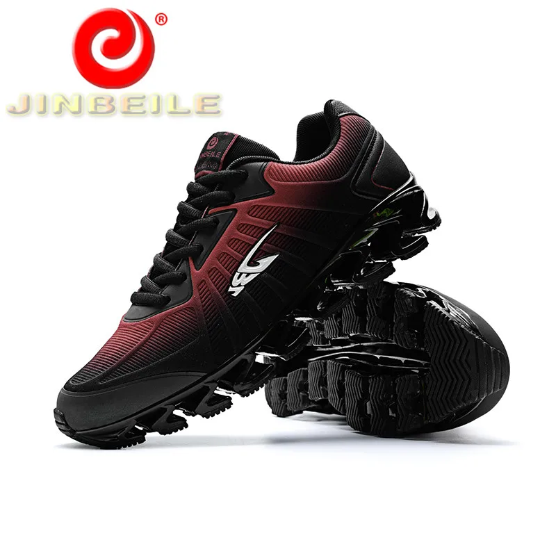 JINBEILE Высокое качество Мужская Спортивная обувь Лезвие воин Дизайн мужские