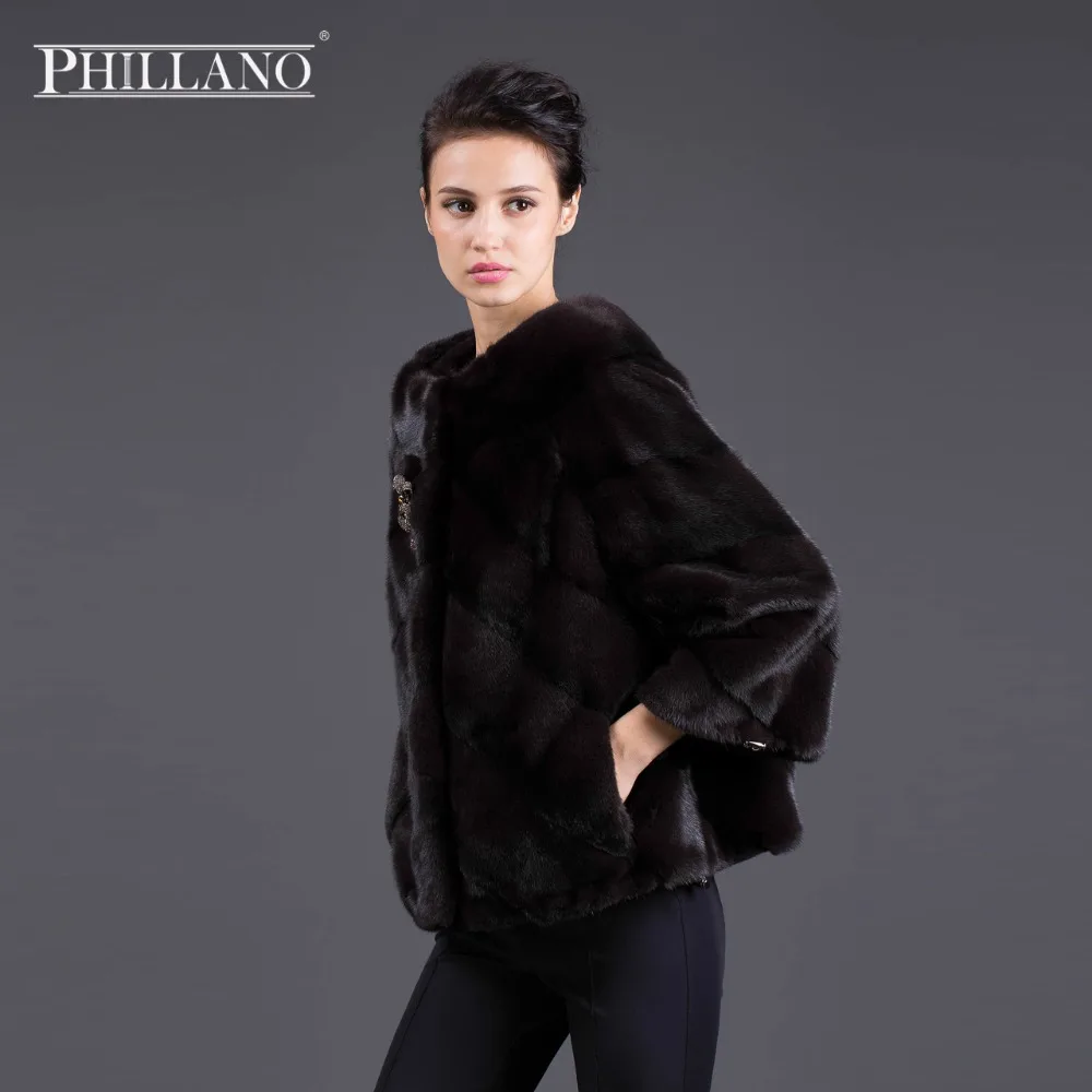 Горящие Товары PHILLANO 2016 Новое Поступление Короткая Модель Женская Куртка Меховая