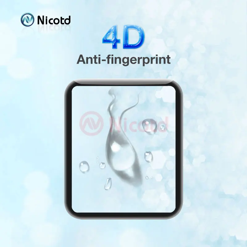 Nicodd 5D/4D изогнутая поверхность 9H пленка из закаленного стекла для Apple watch 42 мм 38 мм Защитная пленка для Apple Series 44 40 мм 1/2/3/4