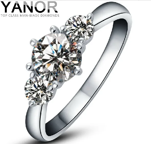 

1.58Ct Luxury Quality Silver Diamond Diamond Ring 925 Silver Ring Classic Design Jewelry for Women Bridal