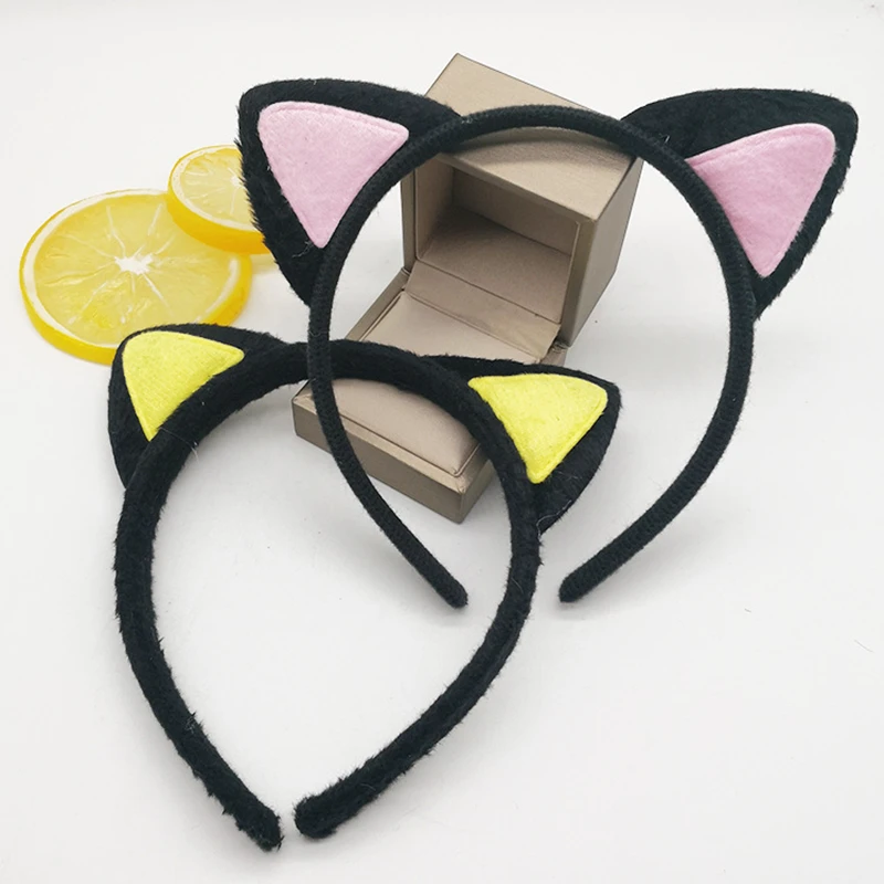 New Cat Ears Headband Hairband Festival Hair Bezel Girls Crown Tiara for Women Rhinestone Princess Accessories |