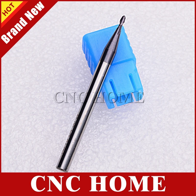 Концевые фрезы HRC45 R0.75 с 2 канавками вольфрамовые твердосплавные чпу