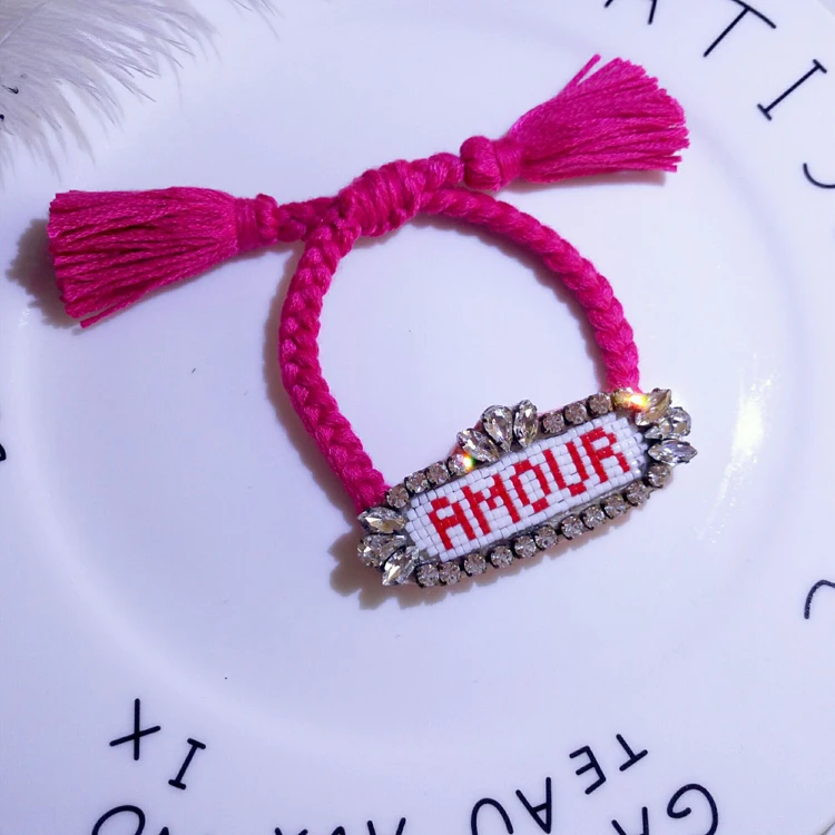 Новое поступление красочный браслет ручной работы в богемном стиле плетеные