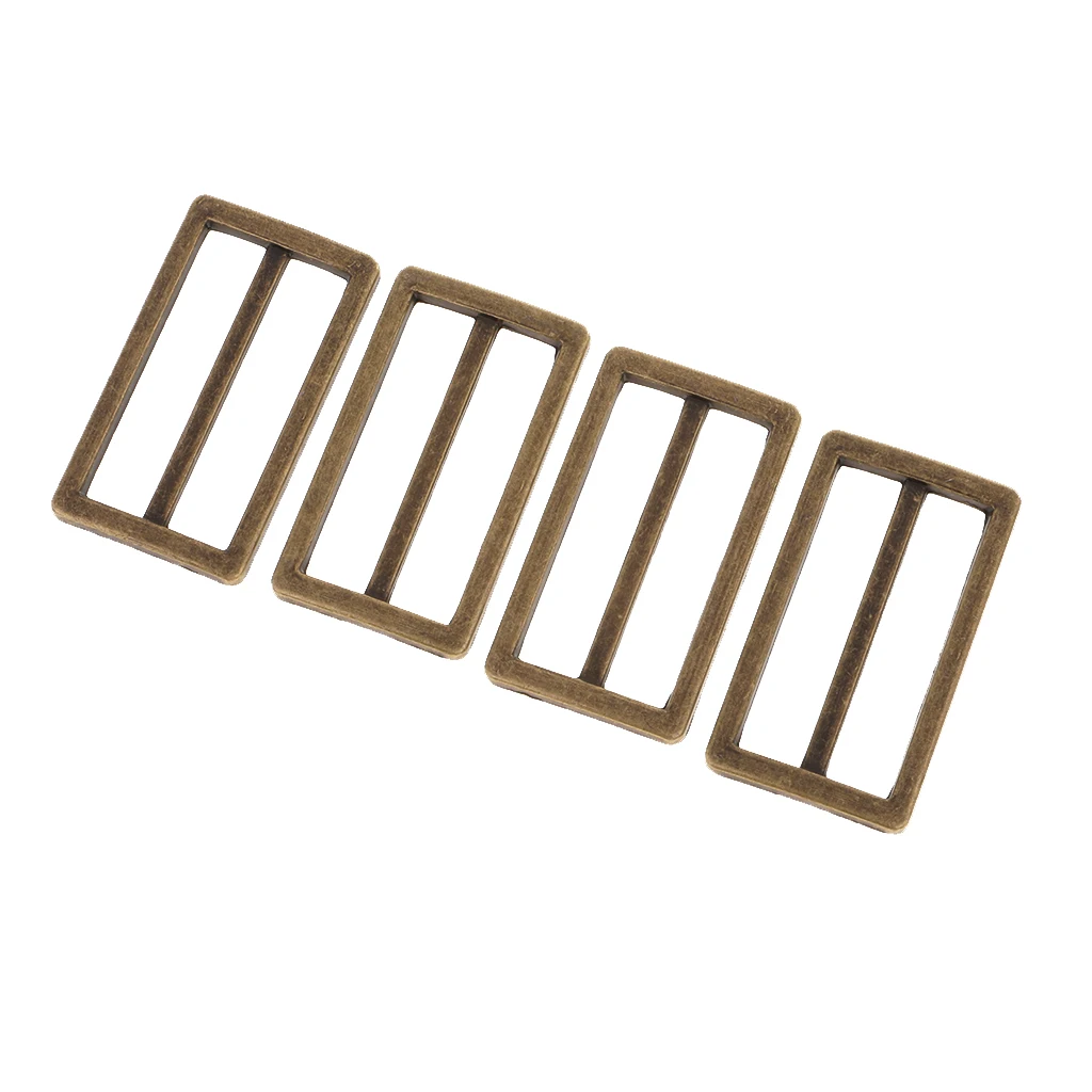 Фитиль 4 шт. металлические тройные скользящие пряжки рюкзак ремешки регуляторы 38