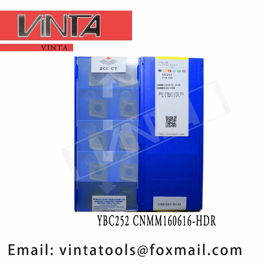 

Высококачественные 10 шт./лот YBC252 CNMM160616-HDR cnc карбидные Токарные вставки