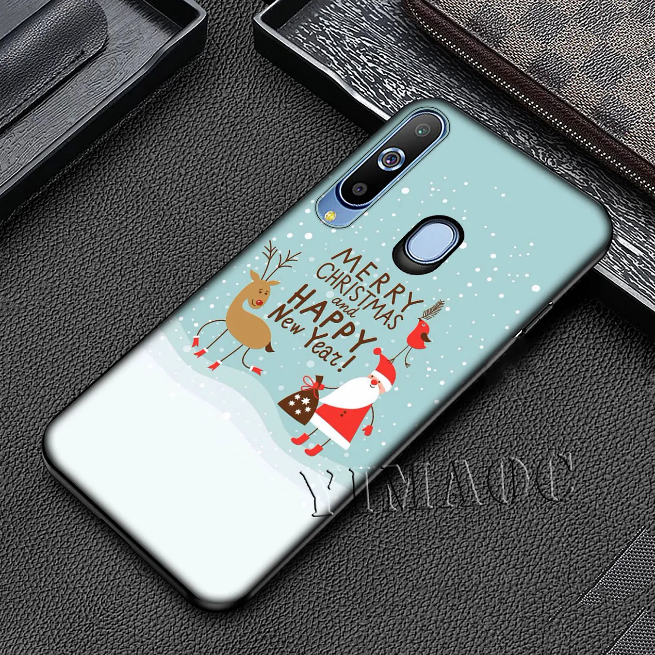 YIMAOC счастливый праздник конфеты Рождество Мягкий силиконовый чехол для Samsung Galaxy