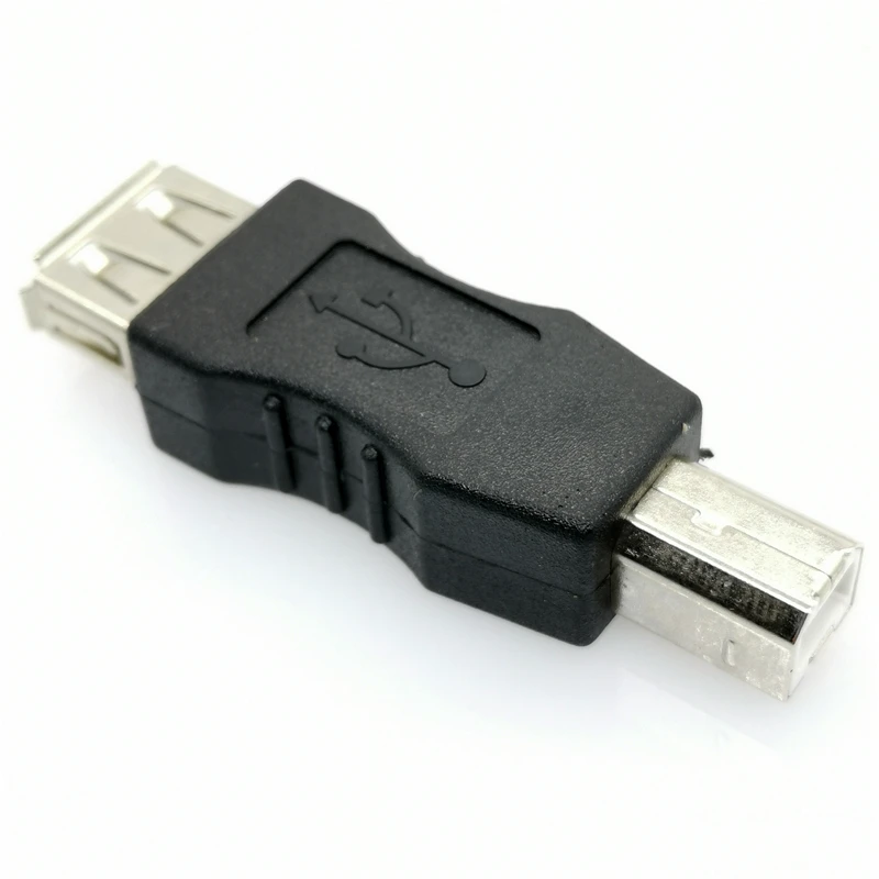 Переходник с USB 2 0 A на B папа портативный черный мини-адаптер AF BM для пк компьютера