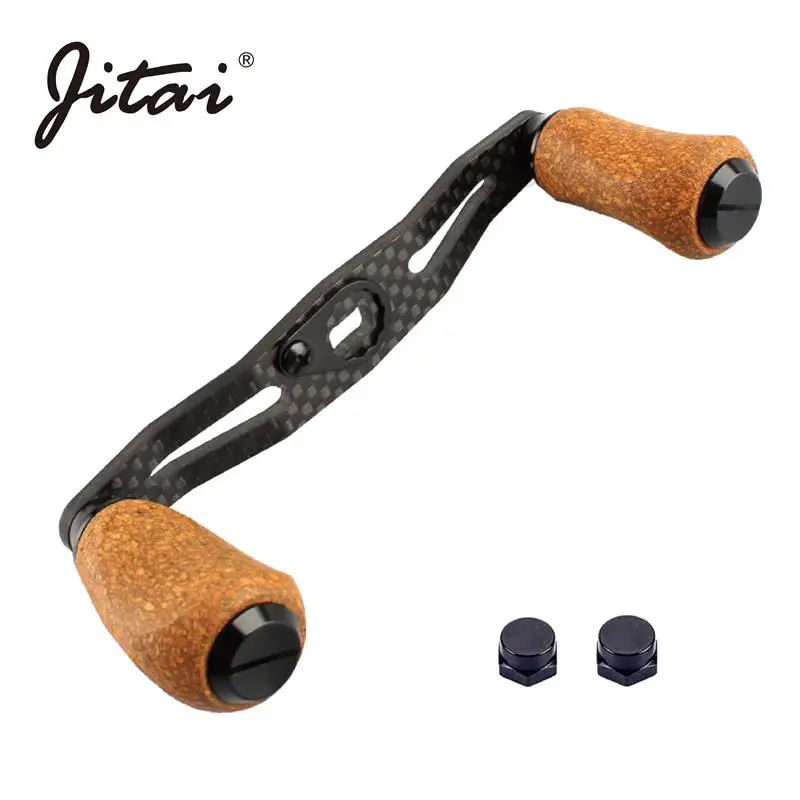 

JITAI 8*5mm 7*4mm Carbon Fiber Fishing Reel Handle Rocker Cork Rubber Knob For ABU DAIWA SHIMANO Baitcasting Reels For Fishing