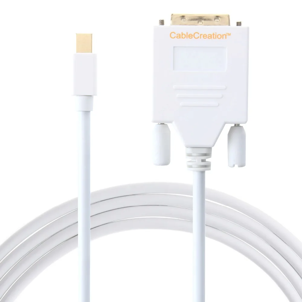 Кабель Gold Mini Displayport (совместимый с Thunderbolt Port) кабель DVI для Mac Book Imac и других моделей