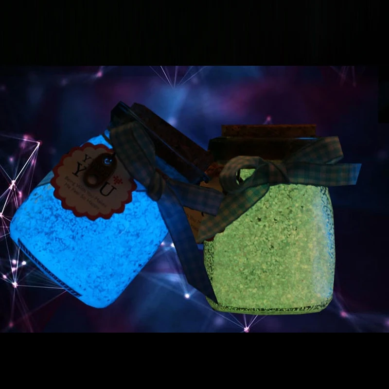 10 г в темноте светящийся песок Сделай Сам яркая светящаяся Песочная краска