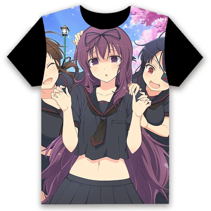 31 Модная футболка аниме Senran Kagura Shinovi Versus Kayano Ai, косплей, короткий рукав, унисекс, повседневная черная футболка, летняя забавная футболка - Цвет: 31