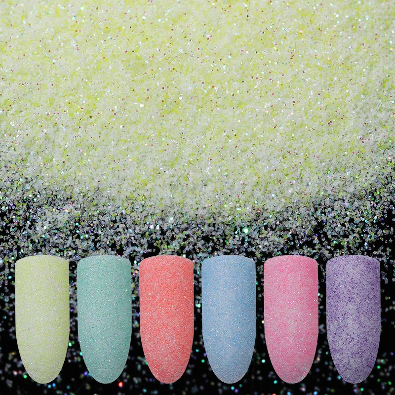 Пастельный сахар блеск для ногтей красочные ультра тонкие блестки порошок пыль