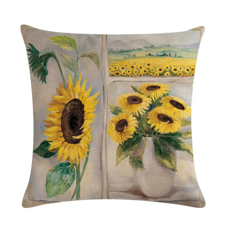 Цветок arrangementHomerDecor чехол для подушки Наволочки покрытия подушек размером 45*45 см