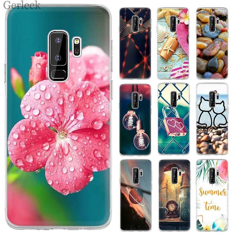 Каменный Замок цветок пара чехол для телефона Samsung Galaxy A5 A6 A8 J3 J5 J7 2015 2016 2017