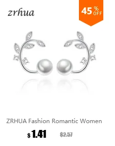 ZRHUA,, 925 пробы, серебро, кубический цирконий, кристалл, классические, круглые серьги для женщин, свадебные, Bijoux Brinco, Большая распродажа