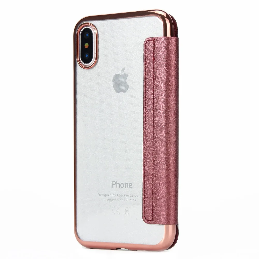 Кошелек Флип-книжка чехол для телефона из искусственной кожи для iPhone X XR XS Max 5 5S SE 6 6S 7 8 Plus прозрачный чехол-накладка