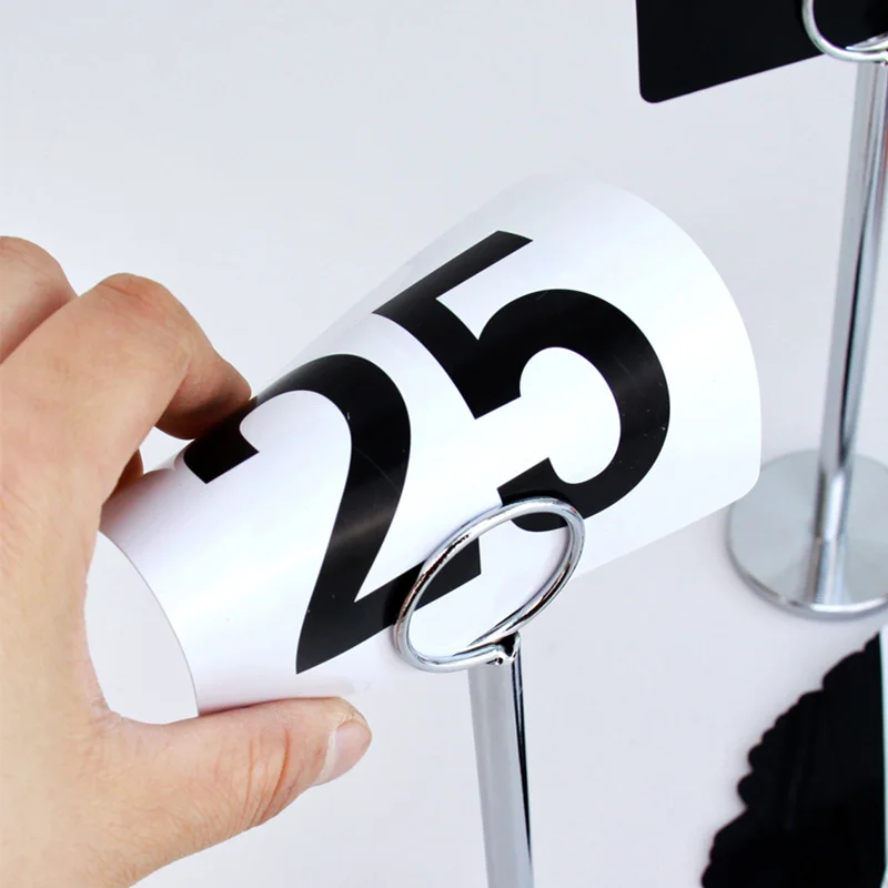 Новые пластиковые Табличные маркеры с номерами для банкетов или покерных столов