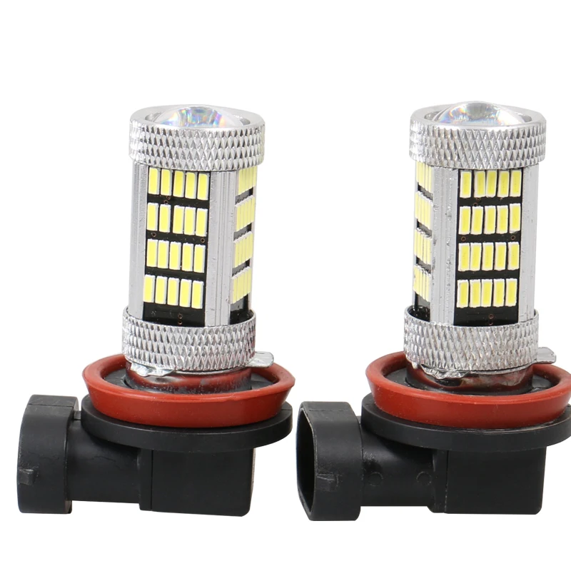 2 шт. H8 H11 4014 92smd супер яркий светодиодный Противотуманные фары Дневные Фары