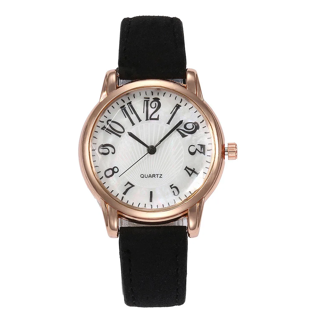 Красивые модные простые часы женские кожаные с ремешком для подарка 2019 reloj mujer montre