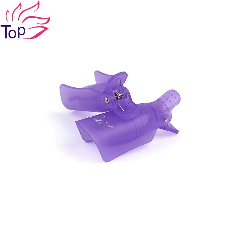 Инструменты для ногтей 10 шт./лот дизайна замачиваемый колпачок зажим УФ средство